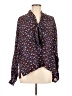 Odeeh 100% Silk Purple Long Sleeve Silk Top Size EU 38 / US 8 - photo 1