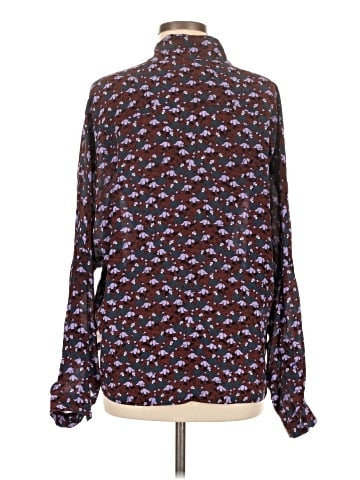 Odeeh Long Sleeve Silk Top (view 2)