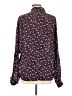 Odeeh 100% Silk Purple Long Sleeve Silk Top Size EU 38 / US 8 - photo 2