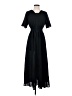 Unbranded 100% Polyester Black Casual Dress Size S - photo 1