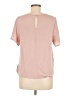 A New Day 100% Polyester Pink Short Sleeve Top Size M - photo 2