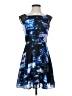 Milly 100% Polyester Graphic Blue Cocktail Dress Size 2 - photo 1