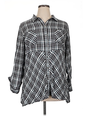 Westbound 3/4 Sleeve Button-Down Shirt (view 1)