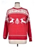 Unbranded Print Red Pullover Sweater Size XL - photo 1
