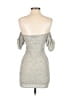 PrettyLittleThing Hearts Gray Cocktail Dress Size 4 - photo 2