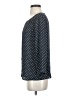 Ann Taylor LOFT 100% Polyester Polka Dots Blue 3/4 Sleeve Blouse Size S - photo 5