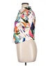 Unbranded Print Ivory Short Sleeve Blouse Size XXL - photo 5