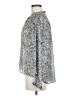 Free People 100% Polyester Silver Long Sleeve Blouse Size M - photo 5