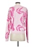 Fate Paisley Pink Pullover Sweater Size S - photo 2