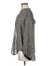 Max Studio 100% Polyester Polka Dots Gray Long Sleeve Blouse Size M - photo 5