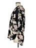 Justify 100% Polyester Floral Black 3/4 Sleeve Blouse Size M - photo 5
