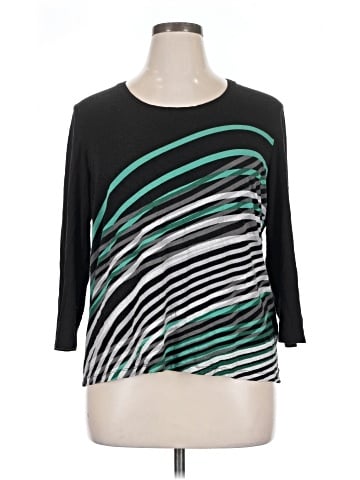 Zenergy by Chico's 3/4 Sleeve T-Shirt (view 1)