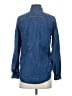 7 For All Mankind Blue Long Sleeve Button-Down Shirt Size XS - photo 2