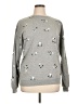 Unbranded Print Gray Pullover Sweater Size XL (estimated) - photo 1