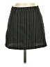Shein 100% Polyester Stripes Black Formal Skirt Size 2 - photo 1