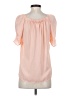 Brenda's 100% Polyester Pink Short Sleeve Blouse Size S - photo 2