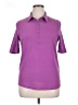 Basler Purple Short Sleeve Blouse Size XL (estimated) - photo 1