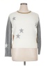 Vigoss 100% Acrylic Stars Silver Pullover Sweater Size XL - photo 1