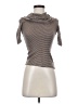Bordeaux Brown Short Sleeve Turtleneck Size XS - photo 1