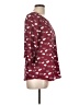 Pants Store 100% Polyester Burgundy 3/4 Sleeve Blouse Size L - photo 4