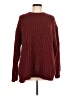 Zara Solid Burgundy Pullover Sweater Size M - photo 1