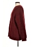 Zara Solid Burgundy Pullover Sweater Size M - photo 5