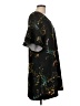 Worthington 100% Polyester Print Black Casual Dress Size L - photo 4