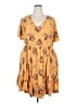 Torrid Paisley Yellow Casual Dress Size 4X Plus (4) - photo 1