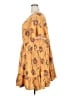 Torrid Paisley Yellow Casual Dress Size 4X Plus (4) - photo 5