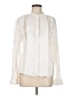 FRAME 100% Ramie Ivory Long Sleeve Blouse Size M - photo 1