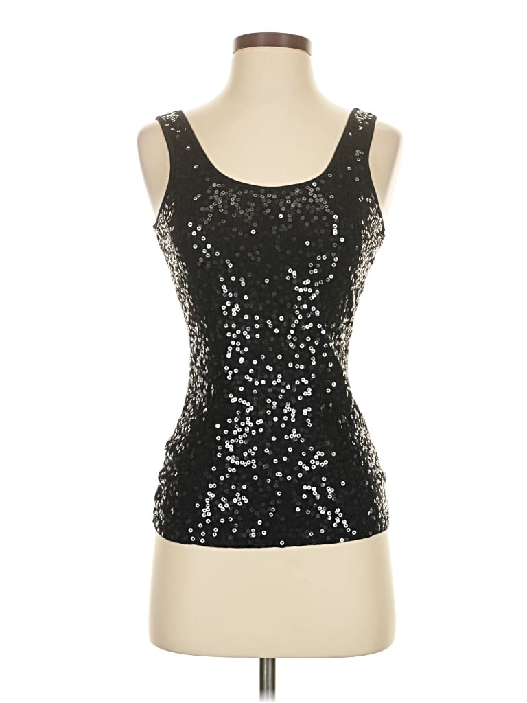 Pre-owned Express Tank Top Black Strapless Neckline Tops