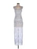 Venus Silver Cocktail Dress Size 2 - photo 1