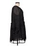 Zara Basic 100% Polyester Stars Black Casual Dress Size M - photo 4
