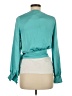 Ramy Brook 100% Polyester Teal Long Sleeve Blouse Size XS - photo 2