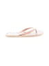 Unbranded White Tan Flip Flops Size 5 - 6 - photo 1