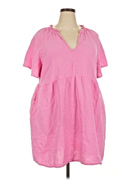 chinese dress ladies Rove Linen-Cotton Midi Dress - Crossover Back Ties