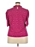 CeCe Pink Short Sleeve Blouse Size XXL - photo 2