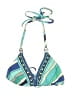 MICHAEL Michael Kors Print Blue Swimsuit Top Size M - photo 1