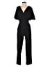 Beulah Style 100% Polyester Solid Black Jumpsuit Size S - photo 1