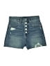 Express Blue Denim Shorts Size 0 - photo 1