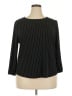 Adrianna Papell Black 3/4 Sleeve Top Size XXL - photo 1