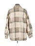 Blu Pepper 100% Polyester Plaid Ivory Faux Fur Jacket Size M - photo 2