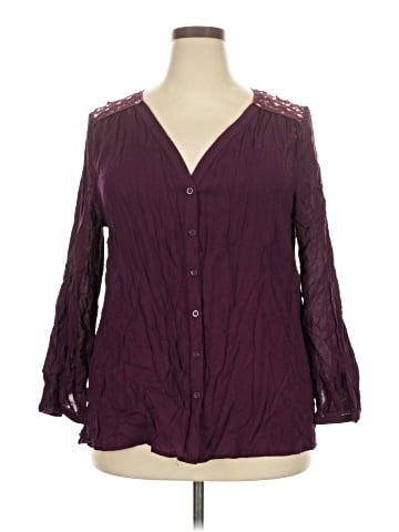 Wet Seal 3/4 Sleeve Blouse (view 1)