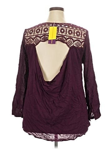 Wet Seal 3/4 Sleeve Blouse (view 2)