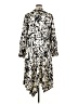 Future Collective 100% Polyester Print Ivory Casual Dress Size 1X - photo 2