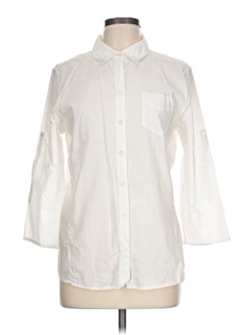 IZOD 3/4 Sleeve Button-Down Shirt (view 1)
