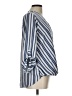 West Kei Blue 3/4 Sleeve Blouse Size L - photo 4