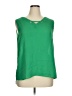 By Design 100% Polyester Green Sleeveless Blouse Size XL - photo 1