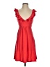 Feathers Red Cocktail Dress Size S - photo 1