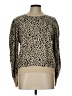 Who What Wear Animal Print Tan Pullover Sweater Size L - photo 1